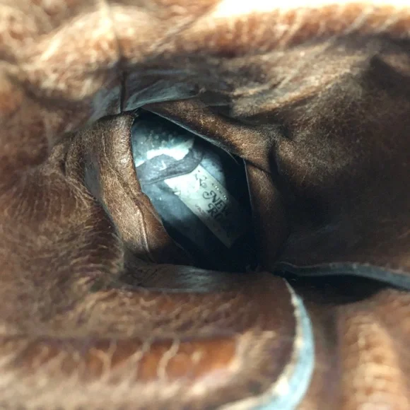 NEW ROCK MENS BLACK LEATHER METAL
HARDWARE LACE UP CYBER PUNK BOOTS SZ 9.5/10 - Picture 9 of 11